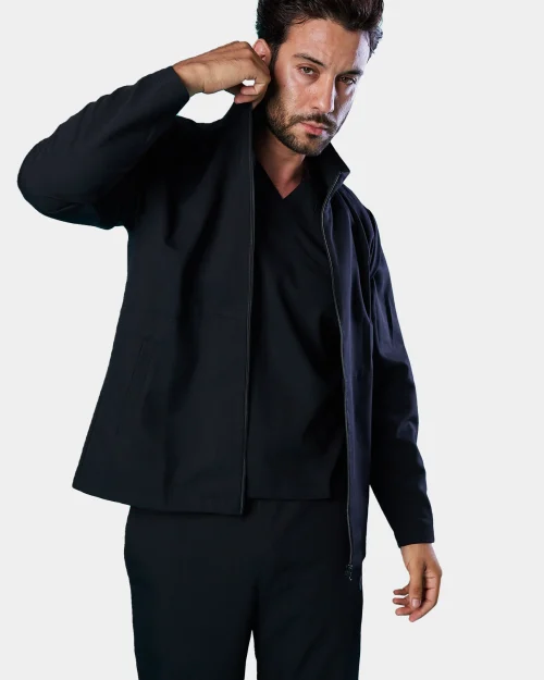Deep Black Jacket (Whatsapp)
